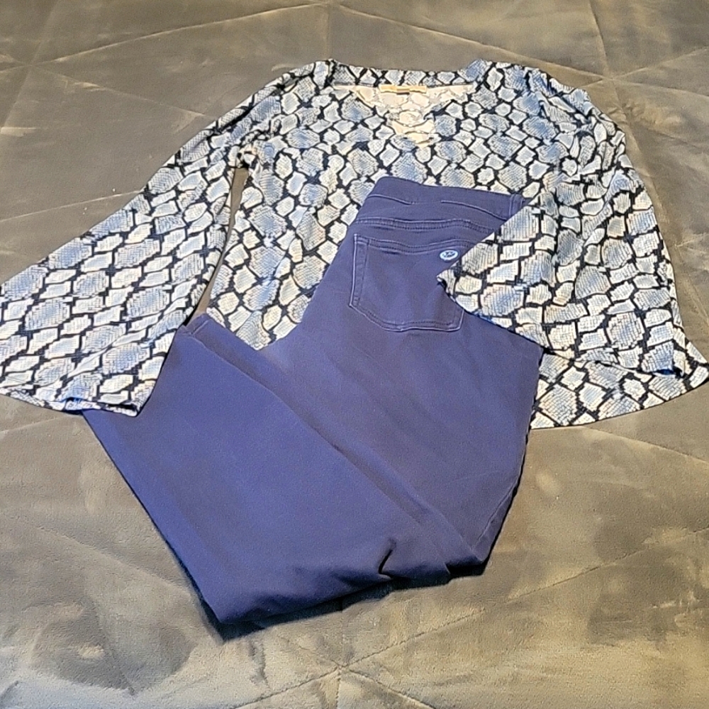 Michael Kors Jeans size 10 and  Medium Top to match.